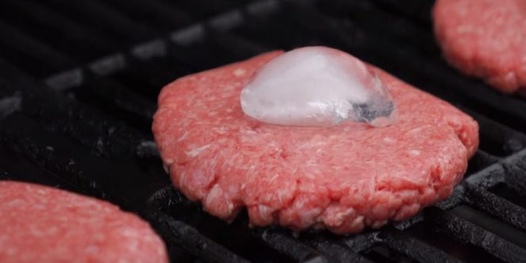 Lifehack: Ice Cube on a Burger